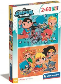CLEMENTONI 21624 2X60 DC COMICS SUPERFRIENDS (1 / 1)