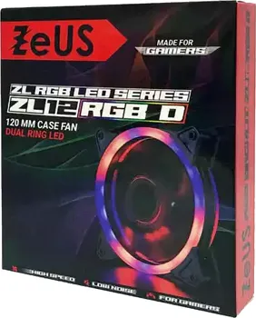 ZEUS CASE COOLER 120X120 DUAL RING RGB (2 / 2)