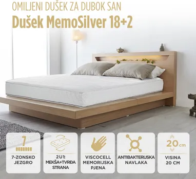 VITAPUR DUŠEK OD PJENE MEMOSILVER 18+2 MEMORY (11 / 20)