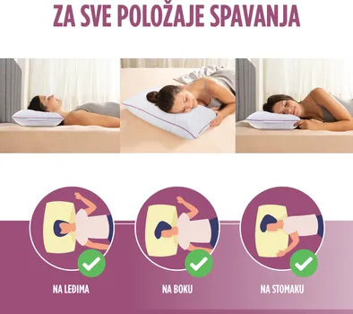 VITAPUR KLASIČNI JASTUK LAVENDER PROVENCE S ESENCIJOM LAVANDE - 50X70 CM (9 / 16)