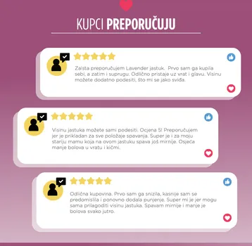 VITAPUR KLASIČNI JASTUK LAVENDER PROVENCE S ESENCIJOM LAVANDE - 50X70 CM (16 / 16)