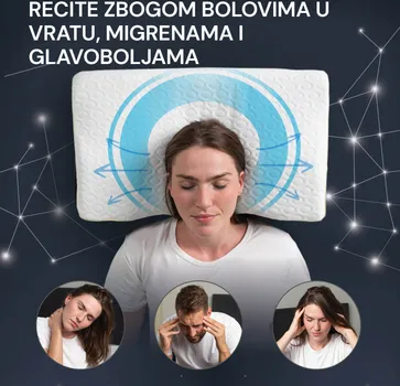 VITAPUR ANATOMSKI JASTUK PROTIV HRKANJA MEMOSILVER IONITY - 57X34 CM (12 / 14)