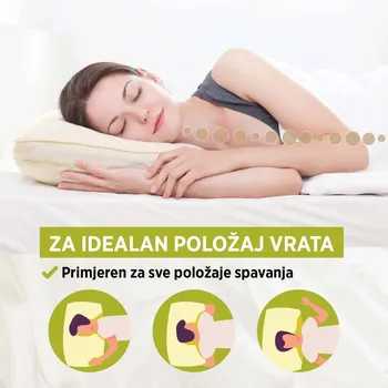 VITAPUR KLASIČNI JASTUK BAMBOO ALL SIDES SLEEP SA BAMBUSOVIM VLAKNIMA - 50X70CM (8 / 13)