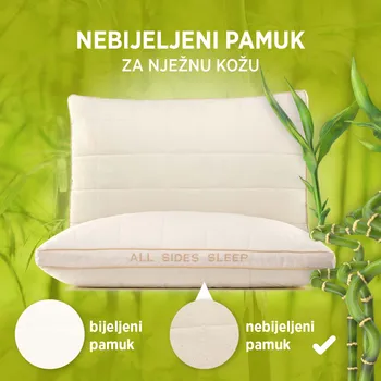 VITAPUR KLASIČNI JASTUK BAMBOO ALL SIDES SLEEP SA BAMBUSOVIM VLAKNIMA - 50X70CM (10 / 13)