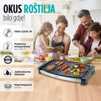 ROSMARINO ELEKTRIČNI STONI ROŠTILJ INFINITY (5 / 9)