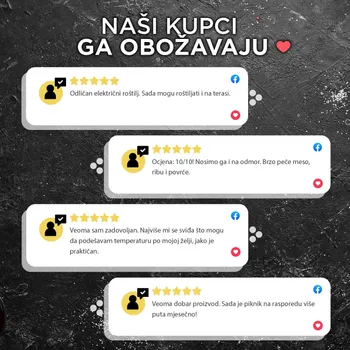ROSMARINO ELEKTRIČNI STONI ROŠTILJ INFINITY (9 / 9)
