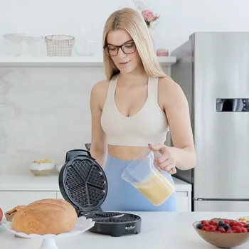 ROSMARINO APARAT ZA VAFLE INFINITY HEART, 1000W (5 / 13)