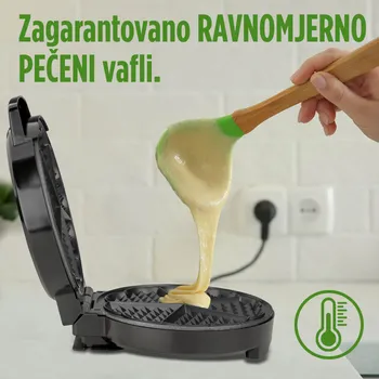 ROSMARINO APARAT ZA VAFLE INFINITY HEART, 1000W (12 / 13)