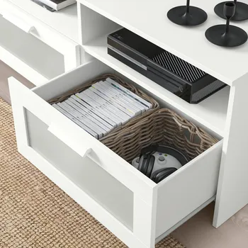 IKEA BRIMNES TV POLICA 120X41X53CM, BIJELA (3 / 6)