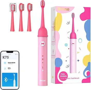 BITVAE KIDS TOOTHBRUSH 4 HEADS+1 CAP K7S (PINK) BITVAE KIDS TOOTHBRUSH 4 HEADS+1 CAP K7S (PINK) (1 / 1)