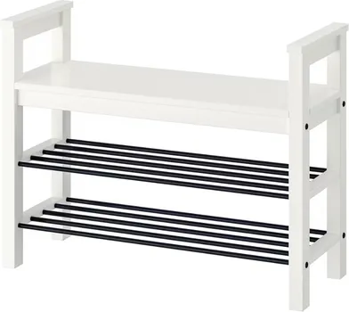 IKEA HEMNES KLUPA SA ORMARIĆEM ZA OBUĆU, BIJELA 85*32*65CM (1 / 6)