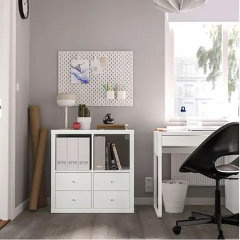 IKEA KALLAX UMETAK SA VRATIMA, BIJELI 33*33CM (3 / 4)
