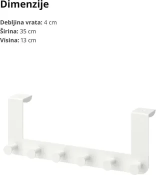 IKEA ENUDDEN VEŠALICA ZA VRATA 602.516.65 (5 / 9)