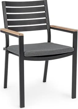 ANDREA BIZZOTTO BAŠT. STOLICA BELMAR 60X58X88.5X65.7CM BOJA DRVETA/ANTRACIT BIZZOTTO (1 / 7)