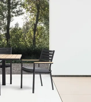 ANDREA BIZZOTTO BAŠT. STOLICA BELMAR 60X58X88.5X65.7CM BOJA DRVETA/ANTRACIT BIZZOTTO (2 / 7)