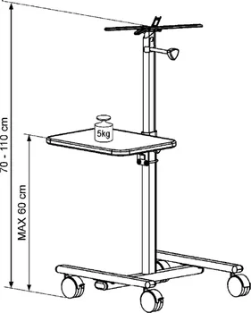 VEGA AV-1150 UNIVERZALNA KOLICA ZA PROJEKTOR (1 / 3)