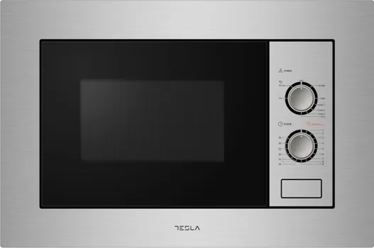 TESLA MWI2060MS UGRADNA MIKROTALASNA PEĆNICA, MEHANIČKA KONTROLA, KAPACITET:20L, 800W, GRILL, SILVER (1 / 2)