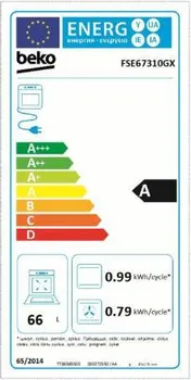 BEKO FSE 67310 GX, INOX, STAKLOKERAMIČKA, 66 L (5 / 6)