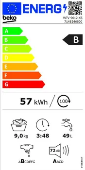 BEKO WTV 9612 XS 1200RPM / 9 KG (6 / 8)