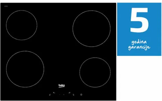 BEKO HIC 64400 E UGRADNA KERAMIČKA PLOČA, 4 ZONE, TOUCH CONTROL (6 / 13)