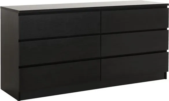 JYSK KOMODA LIMFJORDEN 3+3 FIOKE CRNA (1 / 5)
