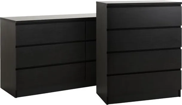 JYSK KOMODA LIMFJORDEN 3+3 FIOKE CRNA (2 / 5)