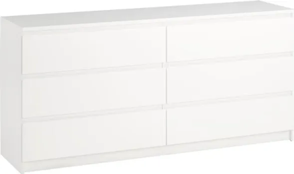 JYSK KOMODA TANGBJERG 3+3 FIOKE BIJELA (1 / 1)