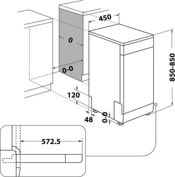 WHIRLPOOL WSFO 3B23 P [45cm] (7 / 7)