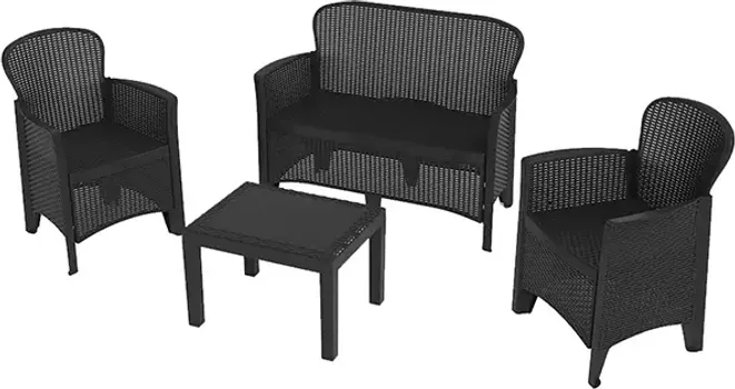 CUNGU SET BAŠTA JUNGLE ANTRACITE 6PCS (1 / 2)