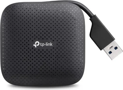 TP-LINK UH400 67358 UH400 USB 3.0 4-PORT USB HUB - POVEŽITE DO 4 UREĐAJA ISTOVREMENO - BRZINA PRIJENOSA PODATAKA 10 PUTA VEĆA - ULTRA KOMPAKTAN DIZAJN - UGRAĐENI USB KONEKTOR (1 / 4)