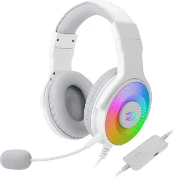 REDRAGON H350 PANDORA RGB BIJELE 88285 GEJMERSKE SLUŠALICE H350 PANDORA RGB (BELE)POVEZIVANJE:3.5MM (ČETVOROPOLNI) + ADAPTER 2 X 3.5MM + USB - SISTEM:STEREO - FREKVENTNI ODZIV:20HZ - 20KHZ - OSETLJIVOST:110DB - PREČNIK ZVUČNIKA:50MM (1 / 3)