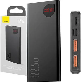 BASEUS PPAD070001 118287 BASEUS ADAMAN METAL POWERBANK 10000MAH 22.5W BLACK OS (1 / 3)