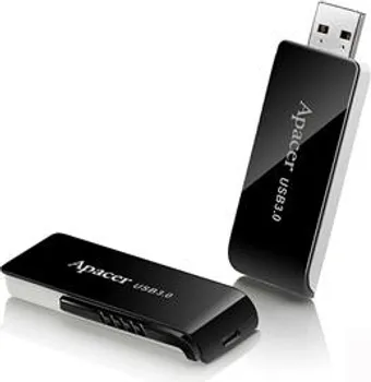 APACER AH350 44088 APACER AH350 FLASH DRIVE 32GB, 32 GB, USB TIPA A FLESKA , 3.2 GEN 1 (3.1 GEN 1), KLIZNA, 8 G (CRNA) (4 / 5)