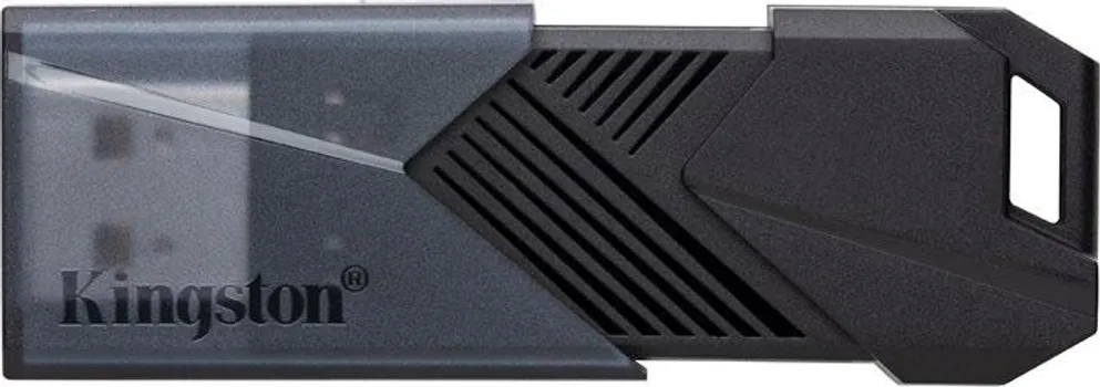KINGSTON DTXON/128GB 128GB DATATRAVELER EXODIA ONYX WITH MOVING PROTECTIVE CAP AND KEYRING HI-SPEED USB 3.2 (1 / 2)