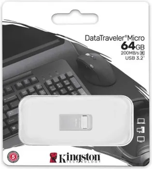 KINGSTON DTMC3G2/64GB 64GB DATATRAVELER MICRO USB (3 / 3)