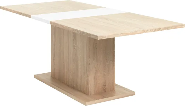 JYSK TRPEZARIJSKI STO BIRKELSE 90X160/200 CM HRAST (5 / 6)