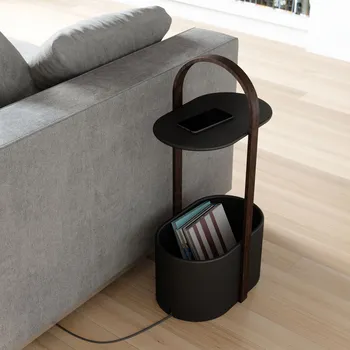 IKEA BELLWOOD POMOĆNI STOČIĆ, CRNA/TAMNO DRVO (9 / 11)