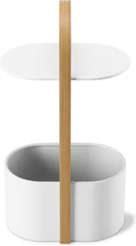 IKEA BELLWOOD POMOĆNI STO, BIJELA/SVIJETLO DRVO (6 / 9)