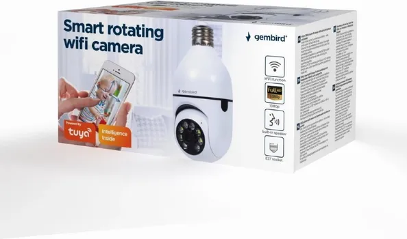 PAMETNA ROTIRAJUĆA WIFI KAMERA, E27, 1080P (2 / 8)