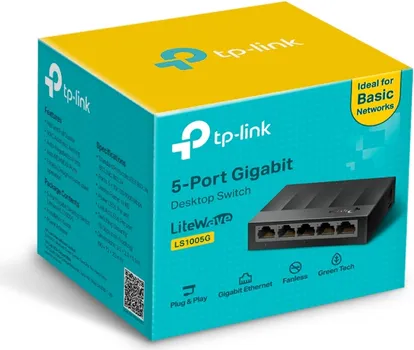 TP-LINK TL-LS1005G 5-PORT 10/100/1000MBPS DESKTOP SWITCH (1 / 2)