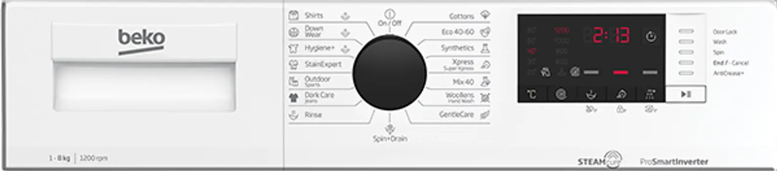 BEKO WUE 8622B XCW 1200 OBR/MIN / 8 KG (7 / 7)