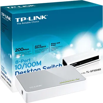 TP-LINK TL-SF1008D 8-PORT 10/100MBPS DESKTOP SWITCH (1 / 17)