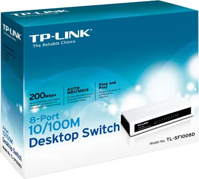 TP-LINK TL-SF1008D 8-PORT 10/100MBPS DESKTOP SWITCH (7 / 17)