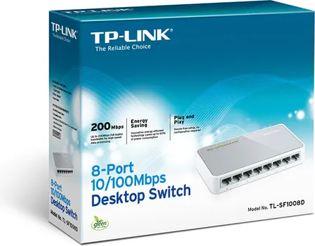 TP-LINK TL-SF1008D 8-PORT 10/100MBPS DESKTOP SWITCH (13 / 17)