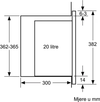 BOSCH BFL523MS0 SERIJA 4, UGRADNA MIKROTALASNA RERNA (10 / 12)