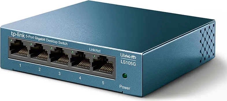 TP-LINK LS105G 5-PORT DESKTOP/WALLMOUNT GIGABIT ETHERNET SWITCH (5 / 6)