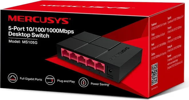 MERCUSYS MS105G GIGABIT DESKTOP SWITCH 5-PORT (18 / 22)