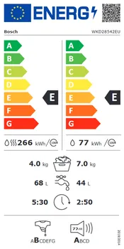BOSCH WKD28542EU UGRADNA MASINA ZA PRANJE I SUSENJE (3 / 3)