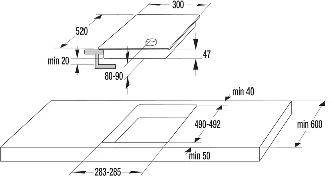 GORENJE EC321BCSC UGRADNA KERAMIČKA PLOČA, 2 ZONE, MEHANIČKE KONTROLE (5 / 5)