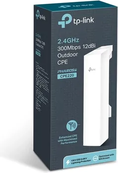 TP-LINK CPE220 ANTENA OUTDOOR 2.4GHZ 300MBPS WI-FI 12DBI, 30DBM (2 / 10)